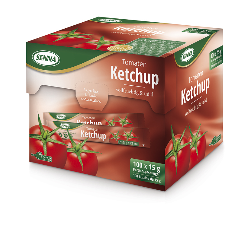 1234430 Senna Ketchup 15Gx100 Oeberkarton