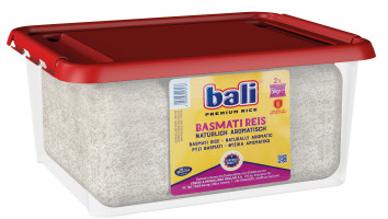 1290047 bali Basmati Reis GV Box 2x5kg Transparent